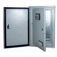 Распределительный шкаф ЩРУН, 9 мод., IP31, навесной, сталь, серая дверь |  код. 30411DEK |  DEKraft